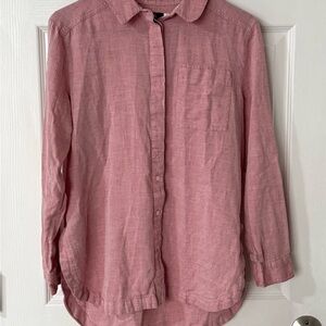BDG Light Pink Collared Shirt